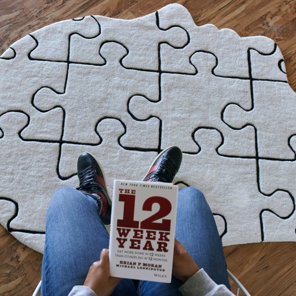 Handcrafted Custom Puzzle Head Rug *VERY RARE* - Picture 1 of 4